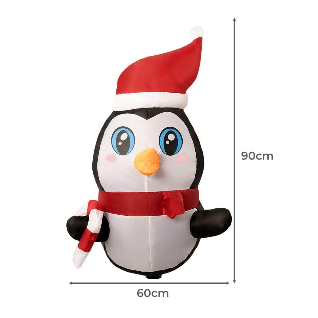 0.9M Christmas Inflatable with LED Lights