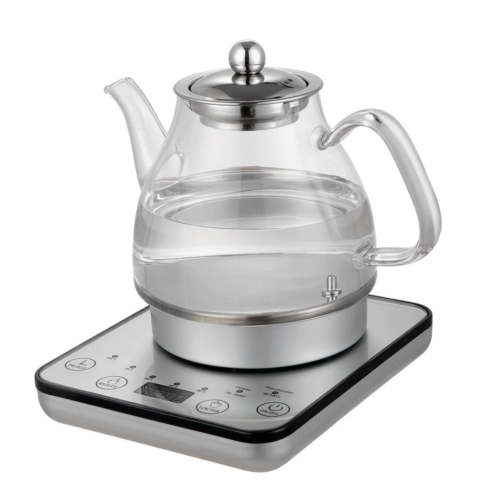 1.2L Digital Glass Kettle W/ Electric Tea Pot & Infuser 800W