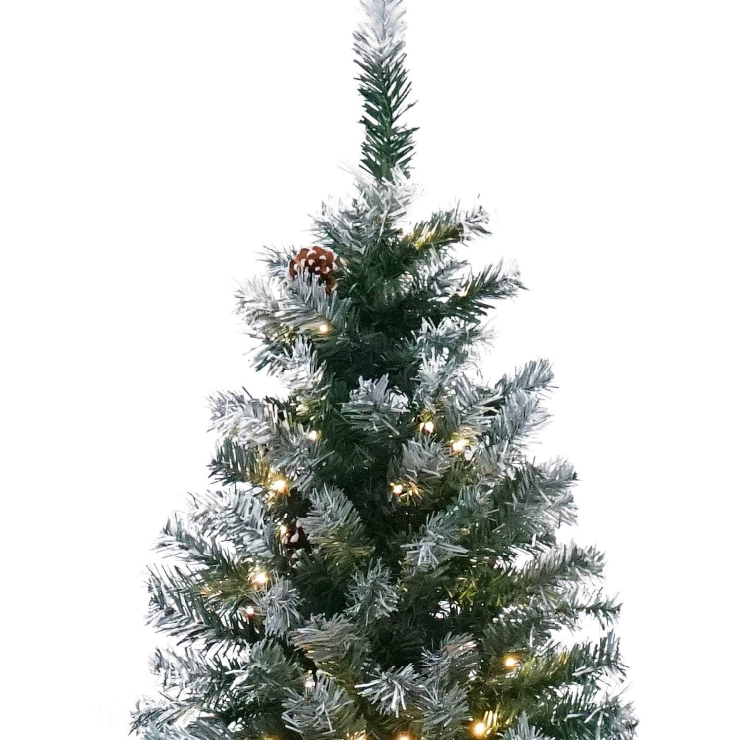 1.2m Pre Lit LED Christmas Tree with Pine Cones