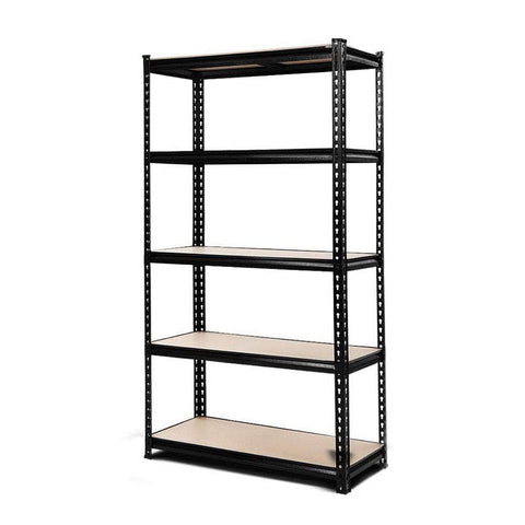 1.5M Garage Shelving Warehouse Rack Pallet Racking Storage Shelve Black