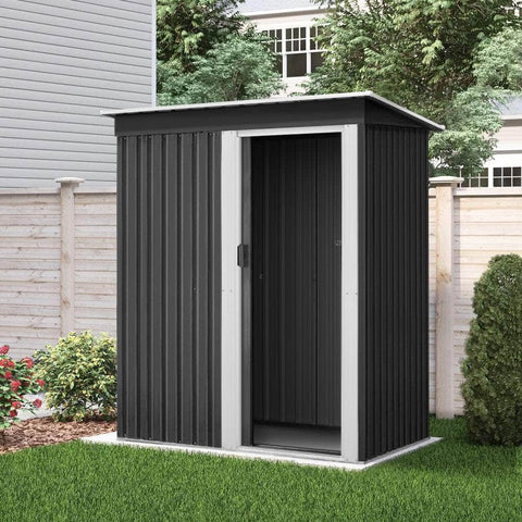 1.62X0.86M Outdoor Garden Shed With Sliding Door