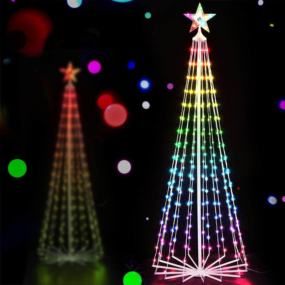 1.8M Christmas Tree 265 Led Rgb Fairy Lights