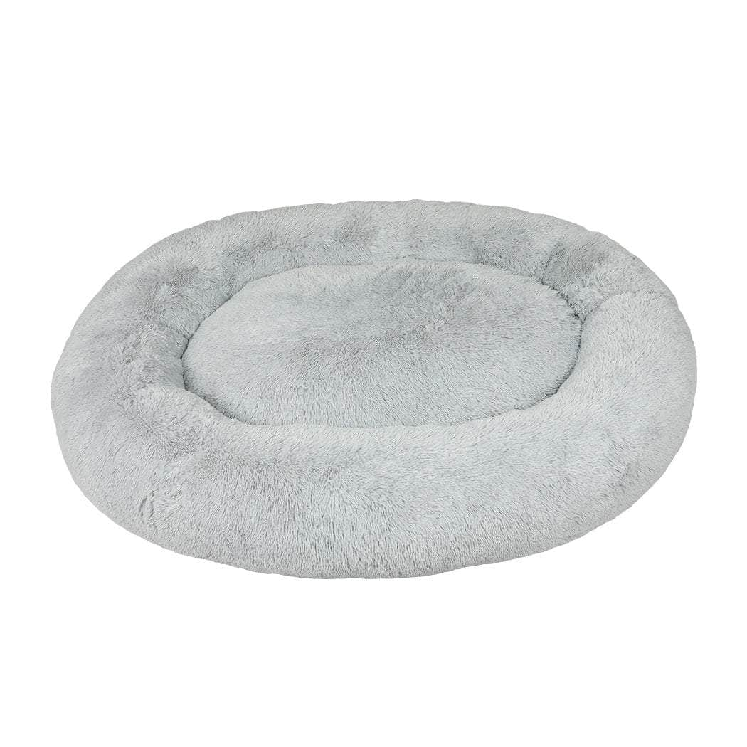 1.8m Human Size Pet Bed Fluffy Grey