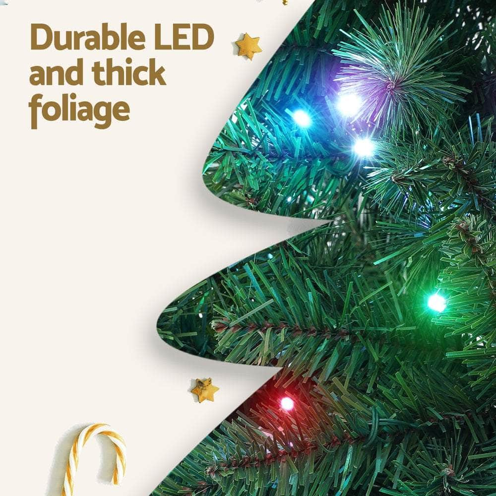 1.8m RGB Remote LED Christmas Tree - 890 Tips