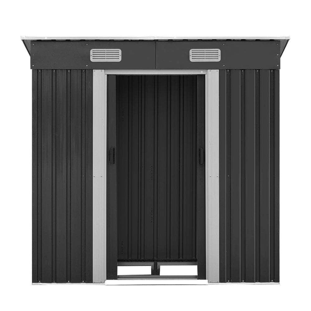 1.94X1.21M Outdoor Garden Shed With Sliding Door