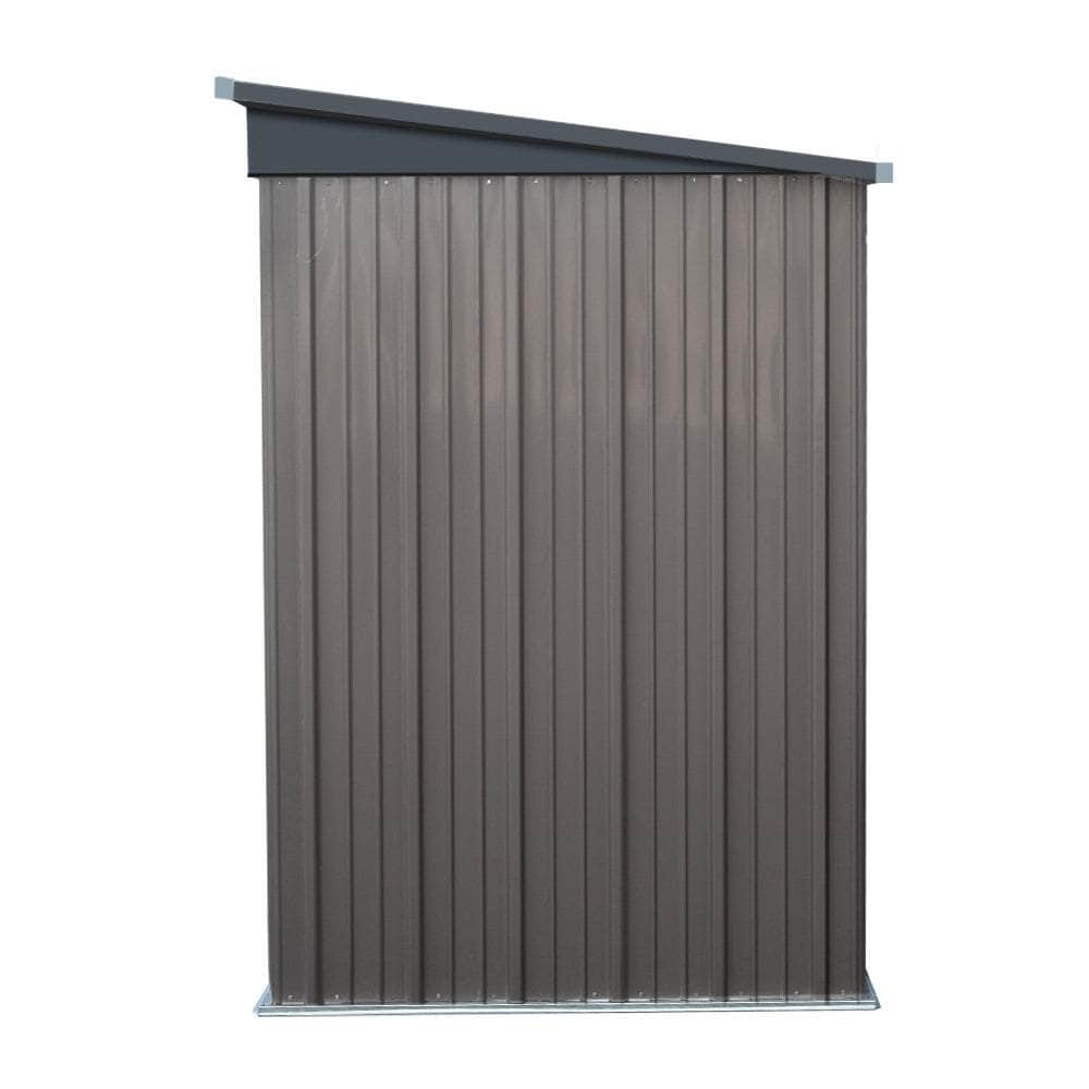 1.95X1.31M Steel Garden Shed With Double Door