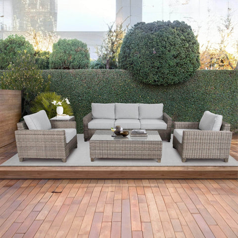 1 Seater Wicker Rattan Outdoor Sofa Chair Lounge