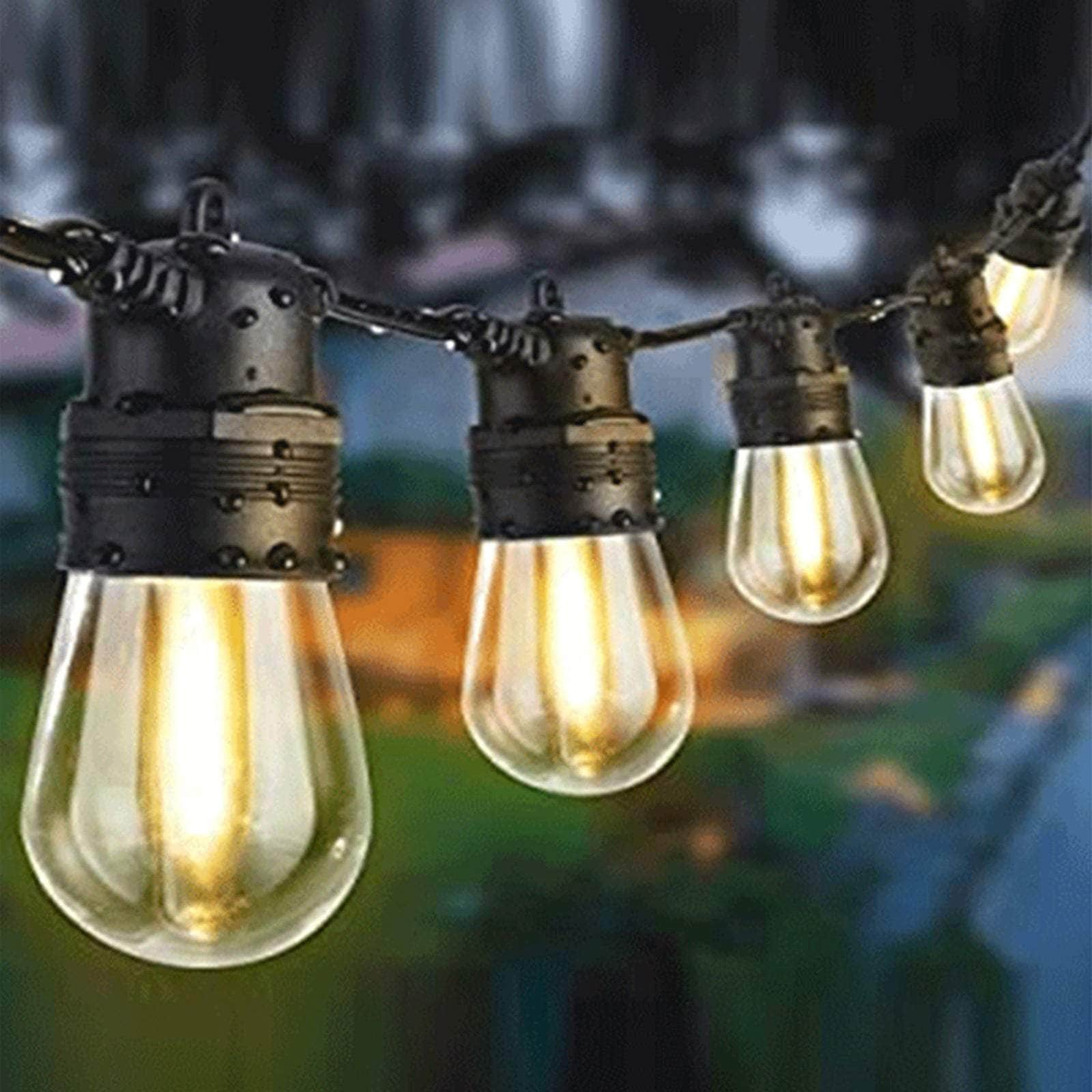 10-Bulb Festoon String Lights 14M Waterproof LED Outdoor