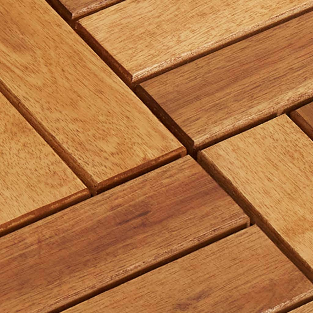 10 pcs Acacia Decking Tiles