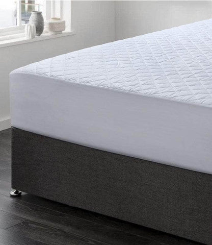 100% Cotton Quilted Fully Fitted 50cm Deep Queen Size Waterproof Mattress Protector