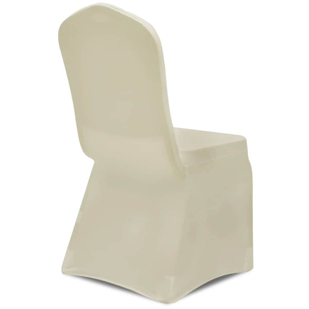 100 pcs Stretch Chair Covers Cream