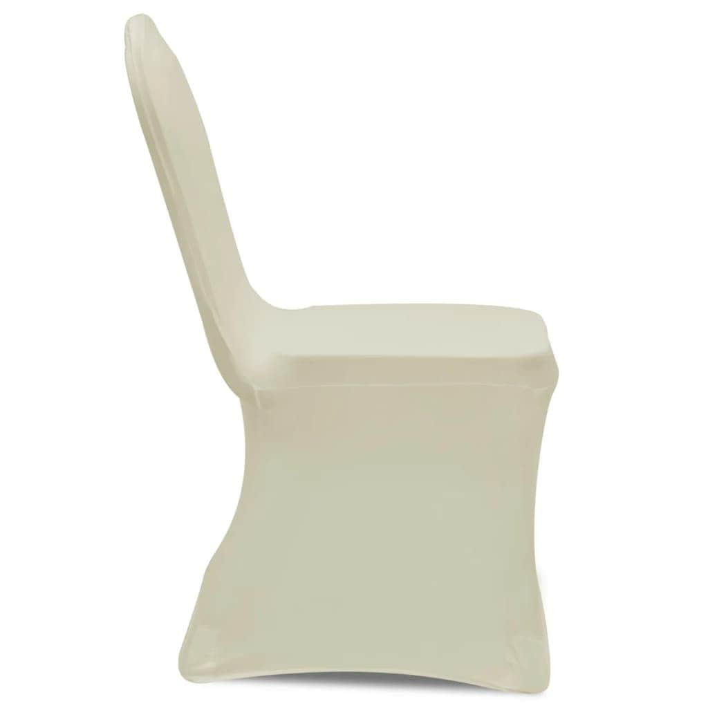 100 pcs Stretch Chair Covers Cream