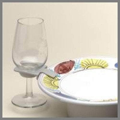 100 Wholesale Pack of Wine Glass Holder Plate Clip