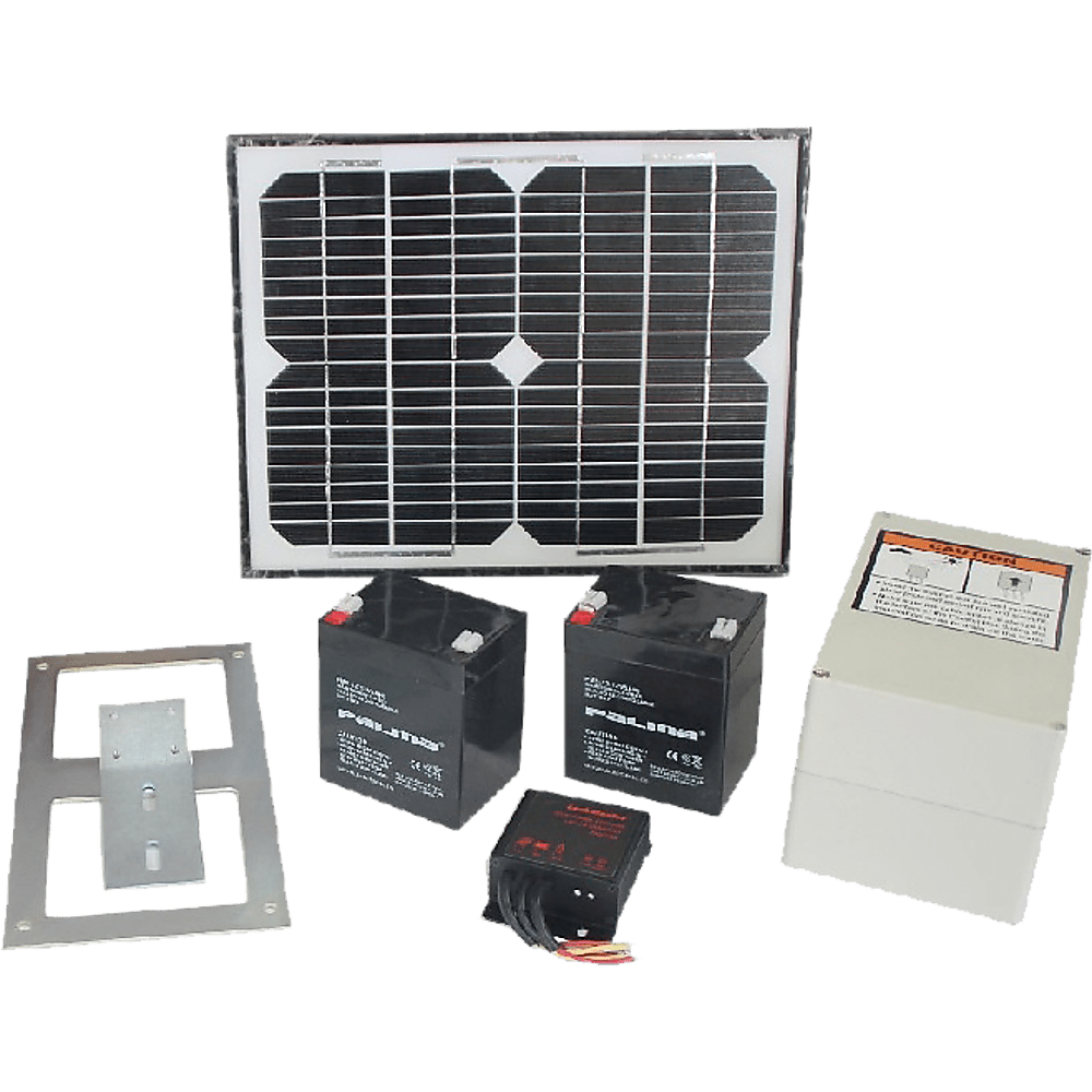 1000KG 10W Solar Double Swing Auto Motor Remote Gate Opener