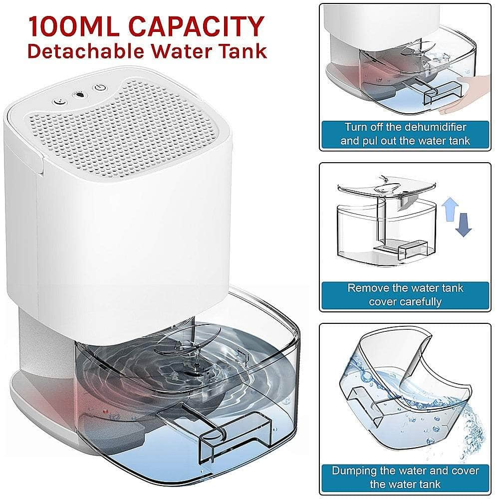 1000Ml Mini Dehumidifier Portable Air Dryer Office Moisture