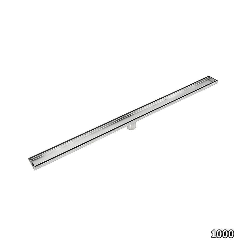 1000Mm Stainless Steel Grate Shower Drain With Centre Outlet