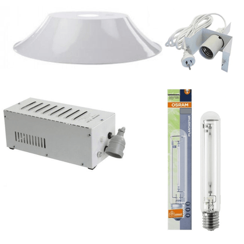 1000W Hps Grow Light Kit With Osram Bulb And 900Mm Deep Bowl Reflector