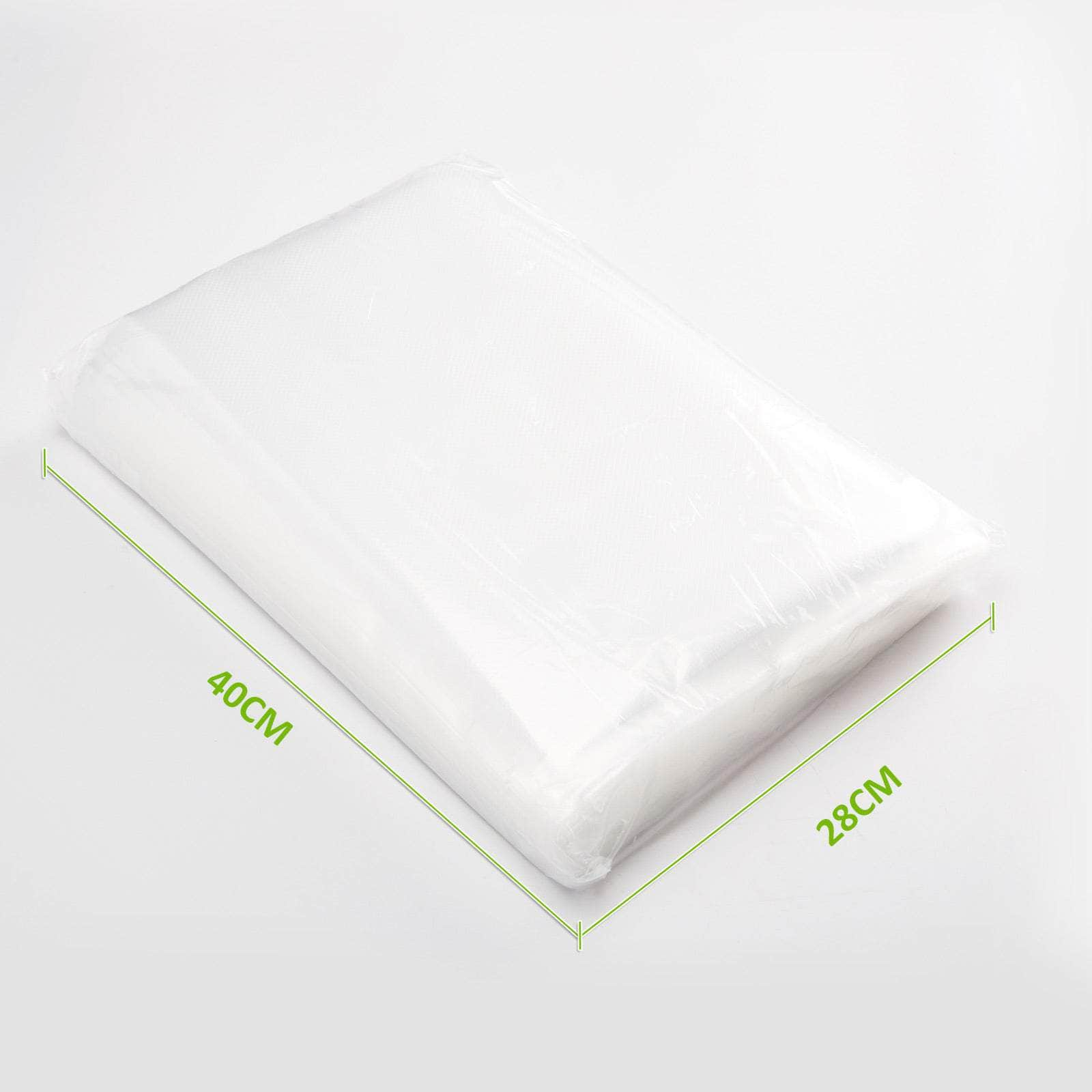 100X Vacuum Food Sealer Pre-Cut Bags 28Cm X 40Cm