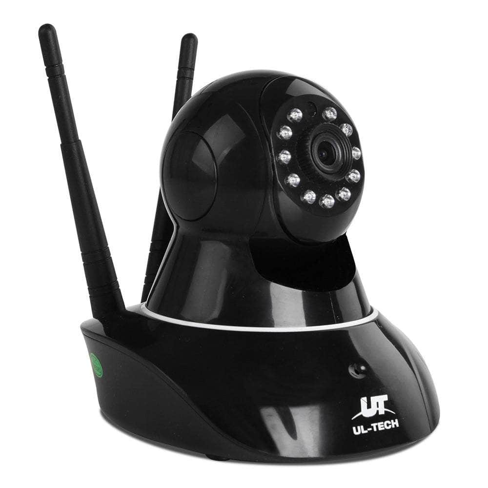 1080P Wireless Ip Camera Security Wifi Cam Black