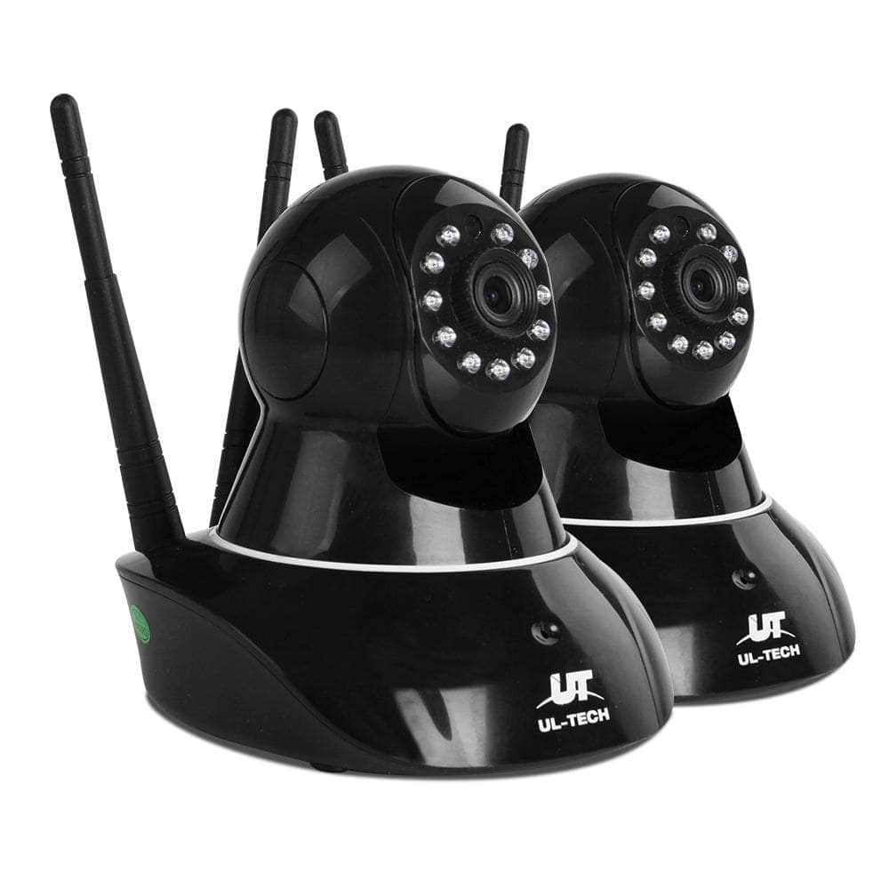 1080P Wireless Ip Cameras Security Wifi Cam Black