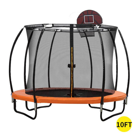 10FT Trampoline Round Trampolines 40 W