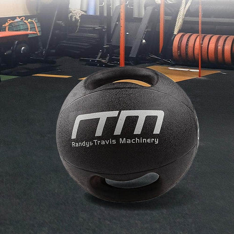 10Kg Double-Handled Rubber Medicine Core Ball