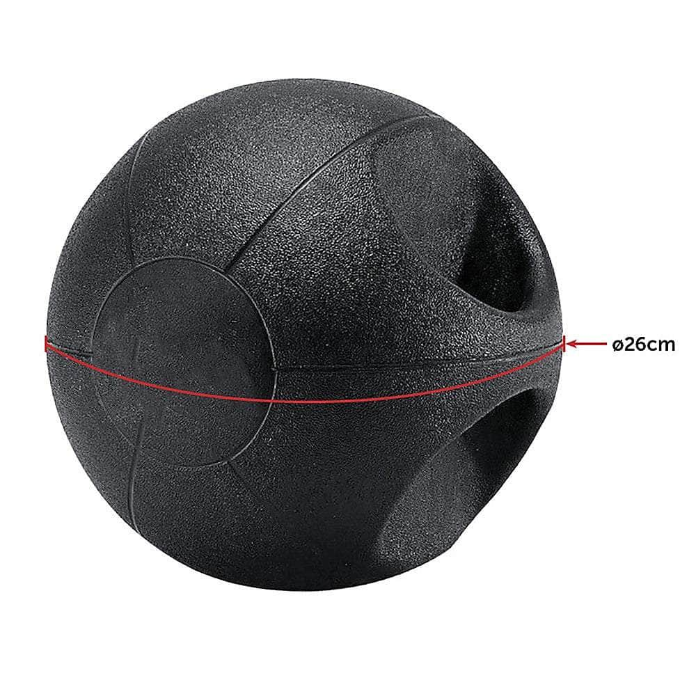 10Kg Double-Handled Rubber Medicine Core Ball