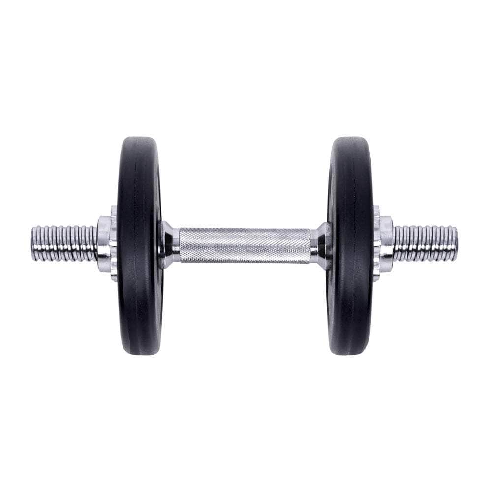 10Kg Dumbbell Set Weight Plates Dumbbells Lifting Bench