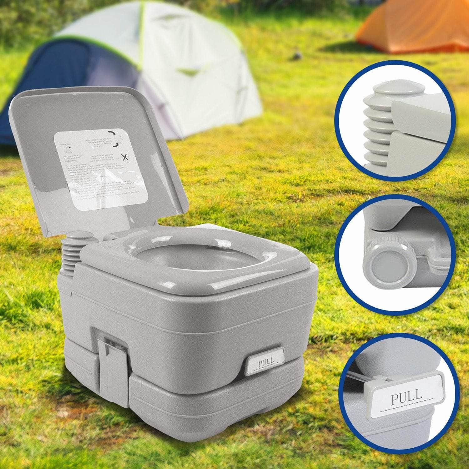 10L Camping Portable Toilet