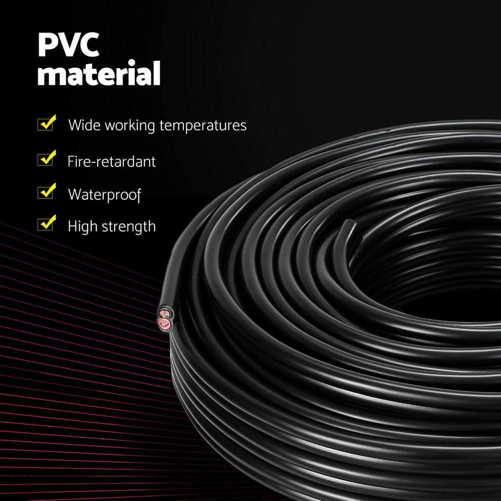 10m Twin Core Electrical Cable - 2.5mm Car Extension