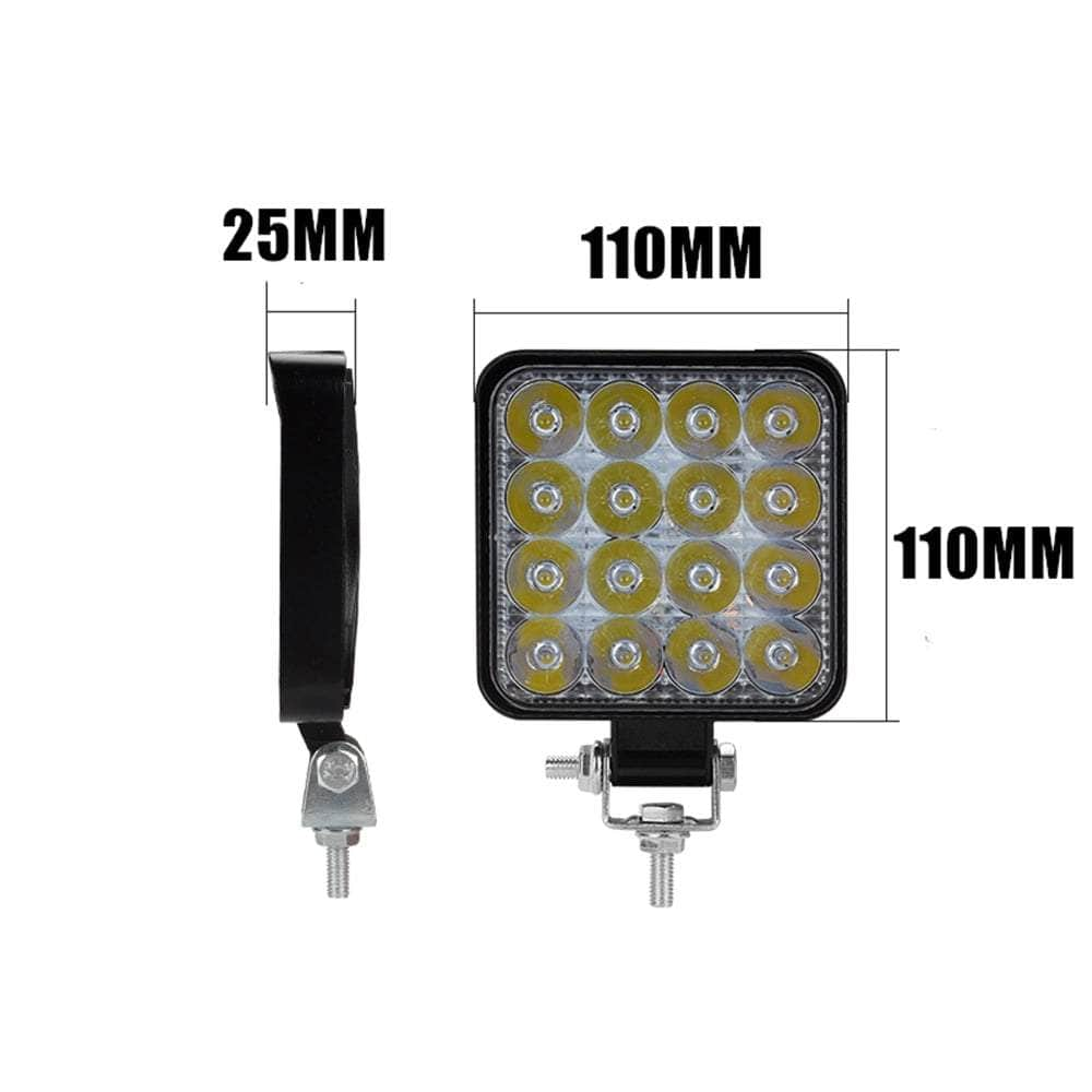 10PCS 80W CREE LED Flood Work Lights Versatile Lighting for Boat and Camping