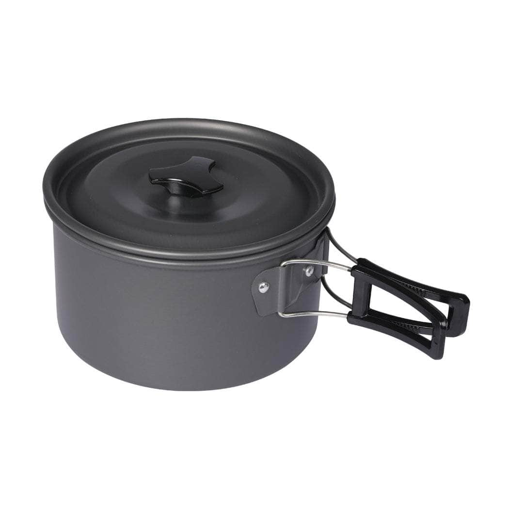 10Pcs Camping Cookware Set Cooking Bowl Pot Pan