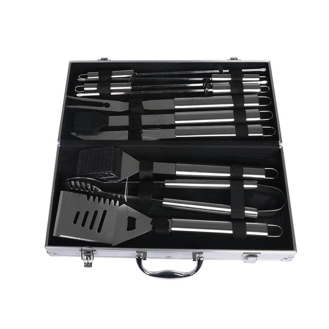 10Pcs Stainless Steel Bbq Tool Set