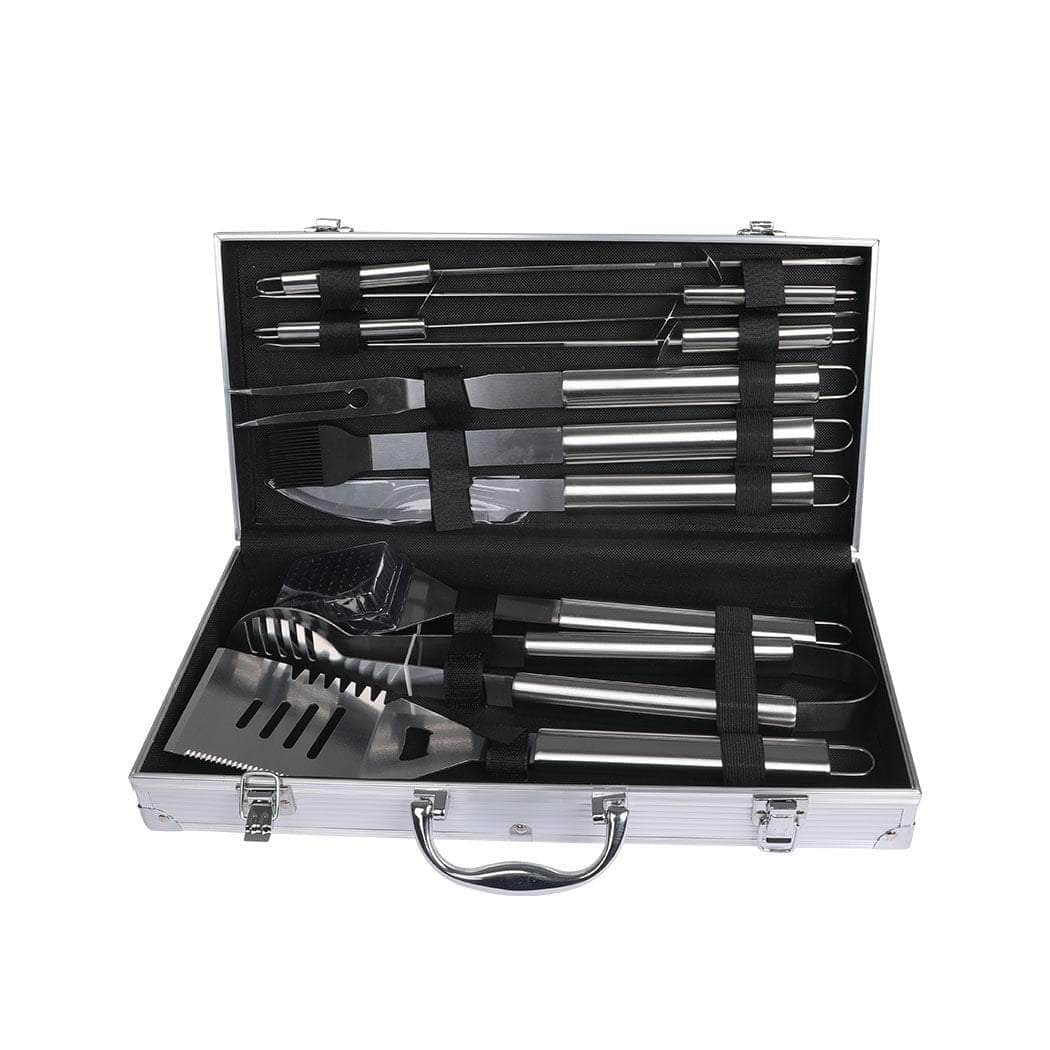 10Pcs Stainless Steel Bbq Tool Set