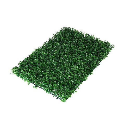 10X Artificial Boxwood Hedge Green Wall Mat Fence