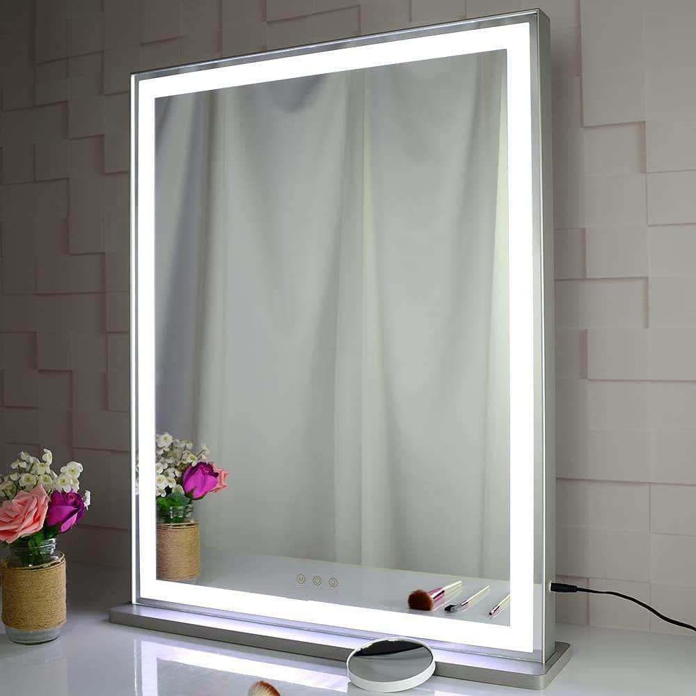 10X Magnification Mirror With Dimmable Light (71 X 57 Cm,)