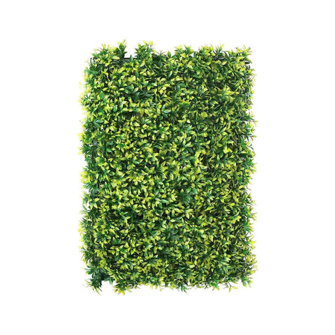 Artificial Boxwood Hedge Fence Green And Yellow