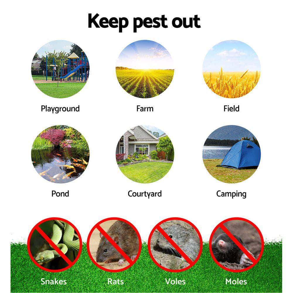 10X Multi Pulse Ultrasonic Battery Powered Pest Repellent