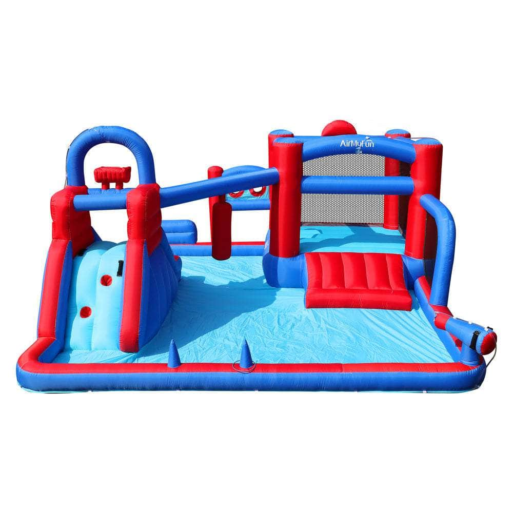 11 Play Zones Inflatable Trampoline Bounce House Jumping Water Slide