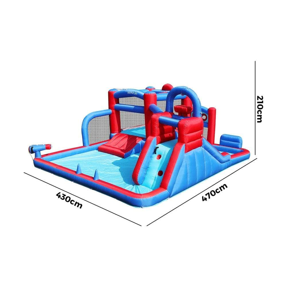 11 Play Zones Inflatable Trampoline Bounce House Jumping Water Slide