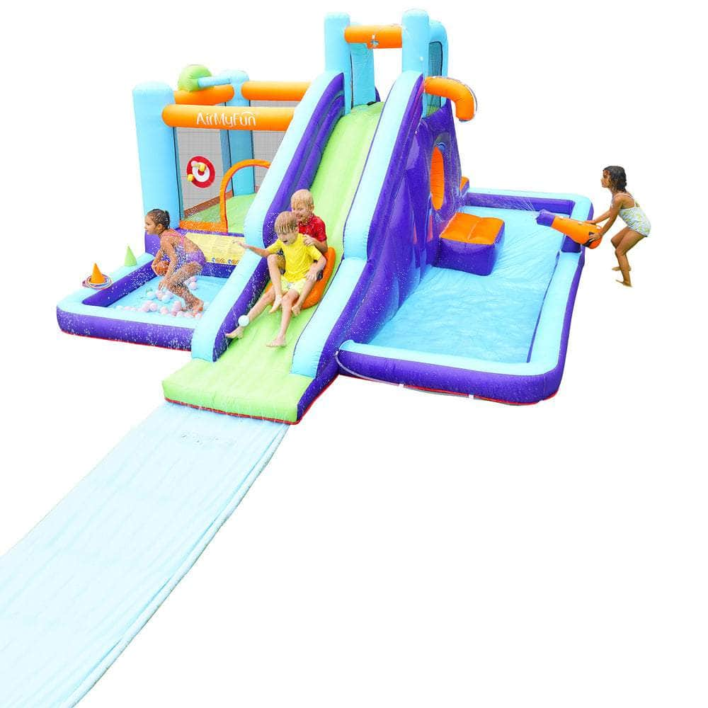 11 Play Zones Inflatable Water Slide Trampoline Bounce House Splash