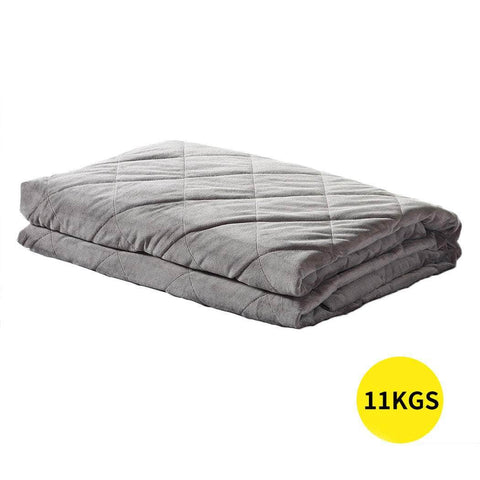 11KG Size Anti Anxiety Weighted Blanket Gravity Blankets Grey