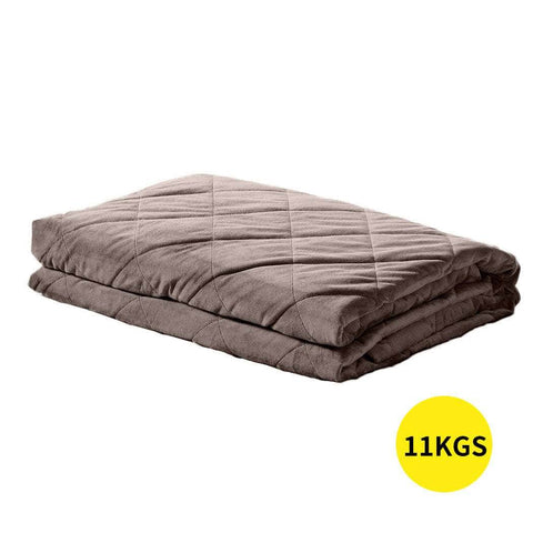 11KG Size Anti Anxiety Weighted Blanket Gravity Blankets Mink