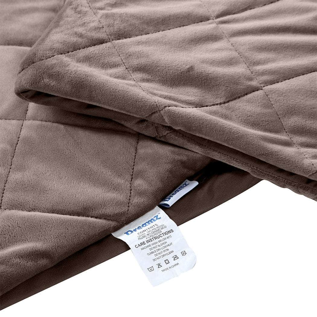 11KG Size Anti Anxiety Weighted Blanket Gravity Blankets Mink