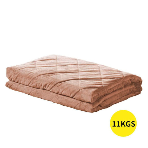 11KG Size Anti Anxiety Weighted Blanket Gravity Blankets Pink