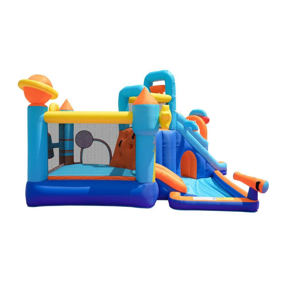 12 Play Zones Inflatable Trampoline Castle Space Theme