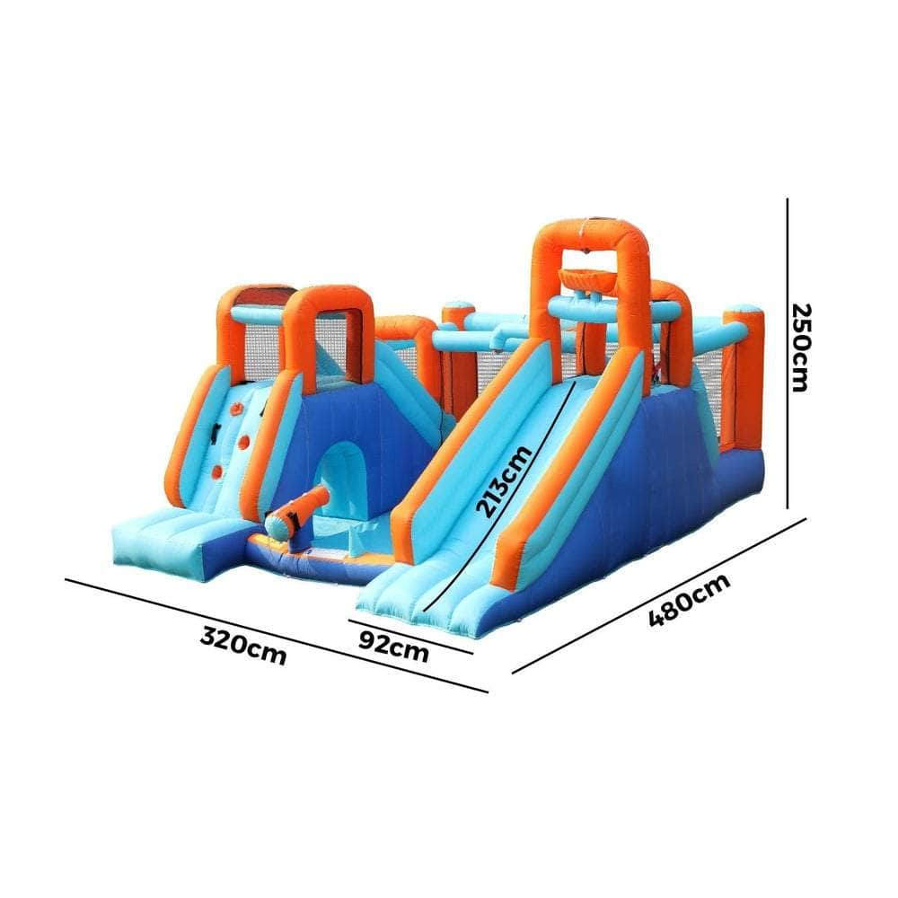 12 Play Zones Inflatable Water Slide Park Jumping Castle Bounce House