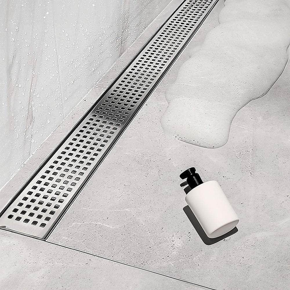 1200Mm Stainless Steel Grate Shower Drain Square Pattern