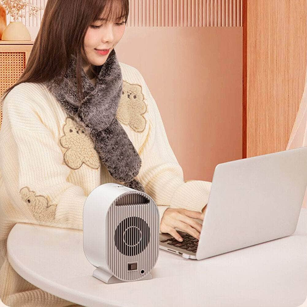 1200W Mini Heater 2-Speed Adjustable PTC Ceramic Heating Machine for Office Home