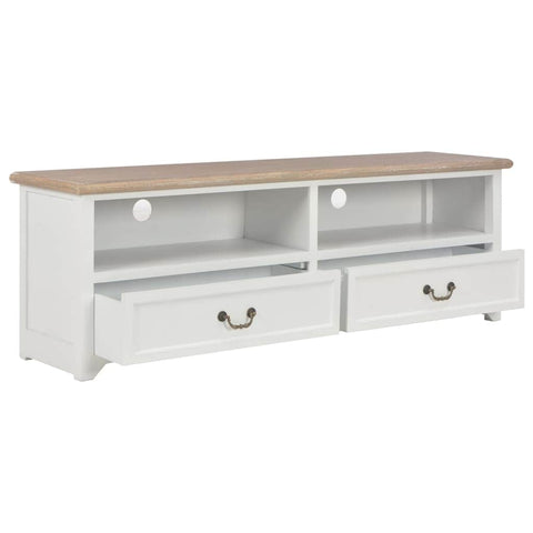 1203040  TV Cabinet- White